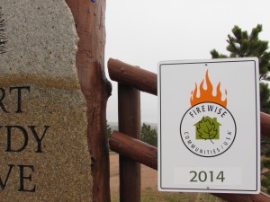 Firewise Community sign